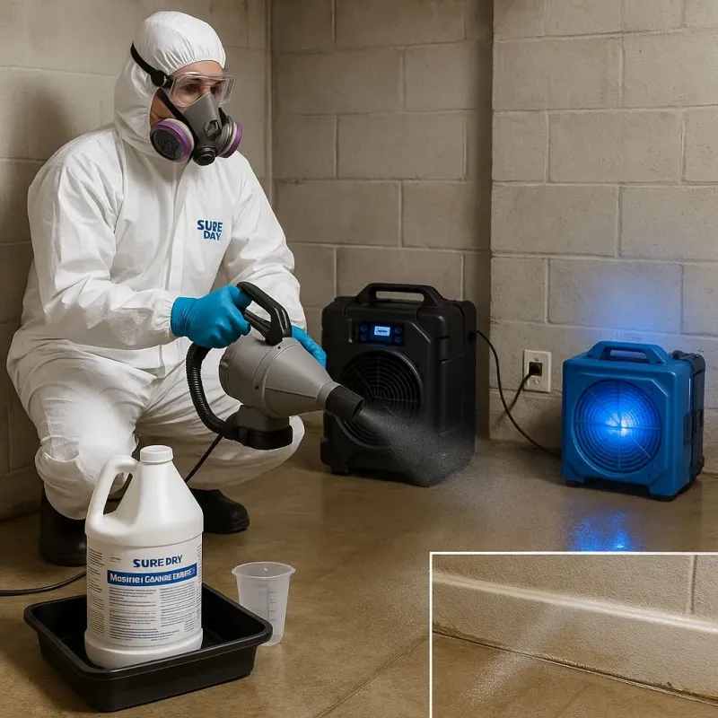 Sanitization and Odor Removal process in Center Moriches, NY