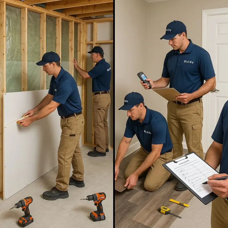 Repairs and Reconstruction process in Center Moriches, NY